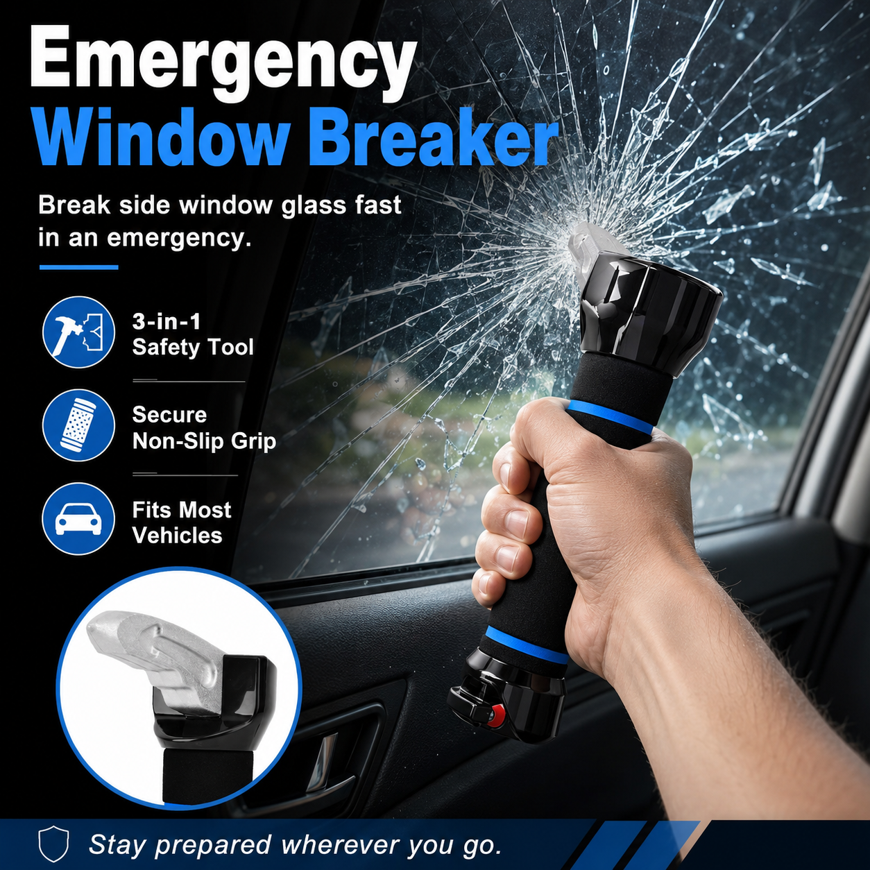 SteadyGrip™ 3-in-1 Car Support Handle