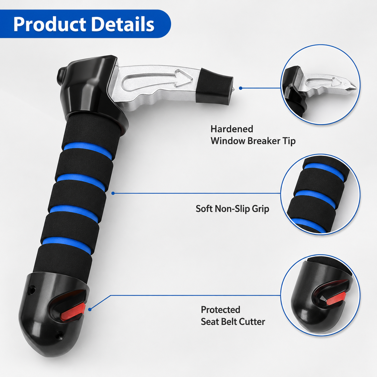 SteadyGrip™ 3-in-1 Car Support Handle