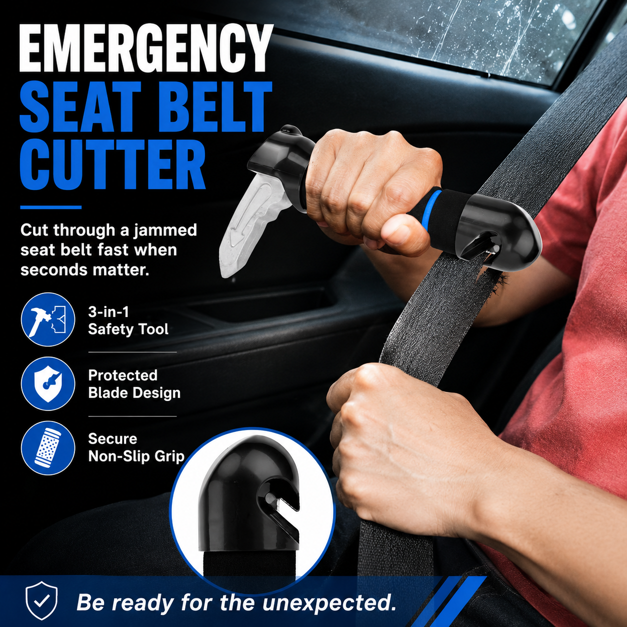 SteadyGrip™ 3-in-1 Car Support Handle